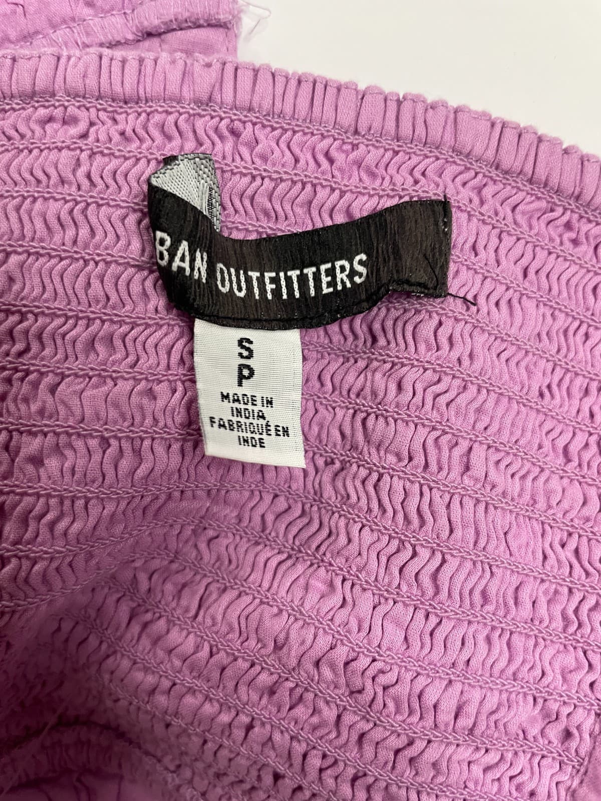 Urban Outfitters Women's Eyelet Front Lace Up Tank in Lavender Size Small NWT - Thumbnail 6