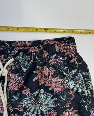 Grayson Swimwear Men's Swim Shorts Trunks Size Medium Navy Print - Thumbnail 5