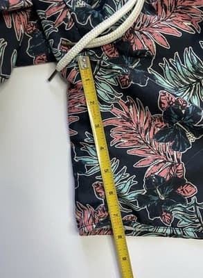 Grayson Swimwear Men's Swim Shorts Trunks Size Medium Navy Print - Thumbnail 3
