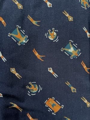 Goodfellow Men's Short Sleeve Button-Down Navy Swim Pool Party Print Size Large - Thumbnail 6