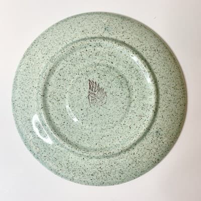 Vintage Red Wing Pottery Spruce 6.5" Saucer Plate Charles Murphy Atomic MCM - Thumbnail 2