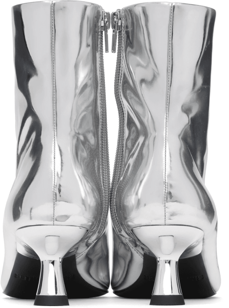 SIMON MILLER Chrome Ankle Bootie Womens Size 37 EU / 7 US NWT $425 MSRP - Thumbnail 9