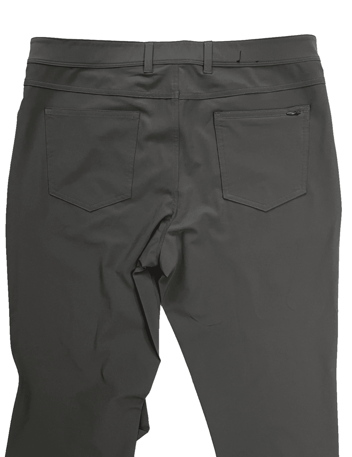 Mizzen Main Men’s 34x32 Helmsman Slim Straight Performance Pants Charcoal Solid - Thumbnail 4