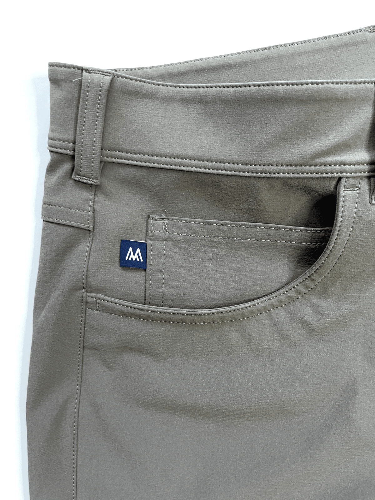 Mizzen Main Men’s 34x32 Helmsman Slim Straight Performance Pants Charcoal Solid - Thumbnail 6