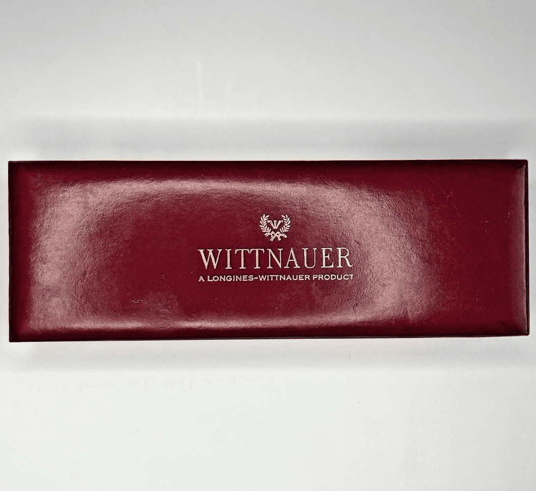 Vintage Wittnauer Women's Petite Tank Watch Hammered Gold Plated Mechanical Wind - Thumbnail 8