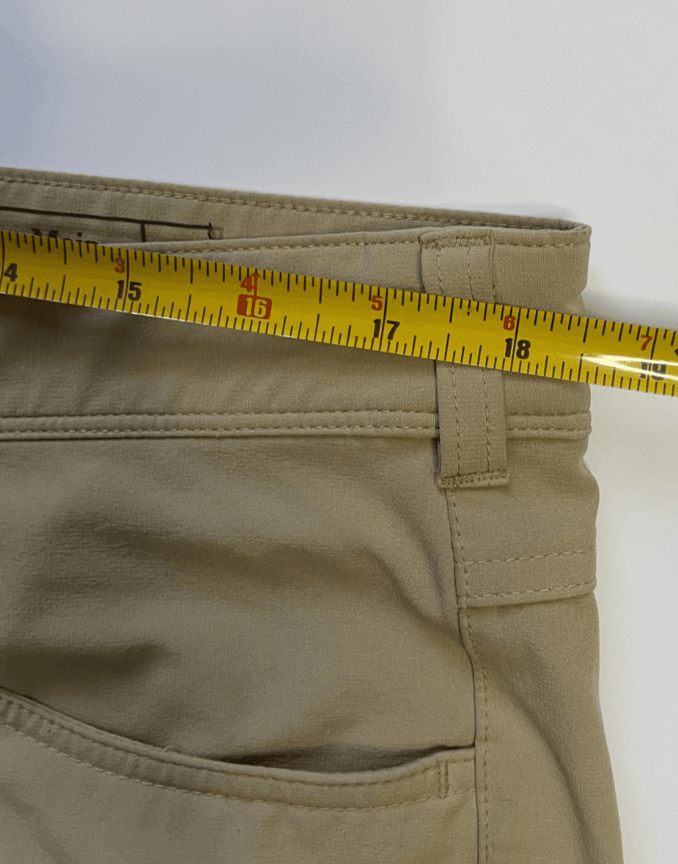 Mizzen Main Men’s 36x32 Helmsman Slim Straight Performance Pants Khaki Pre-Owned - Thumbnail 9