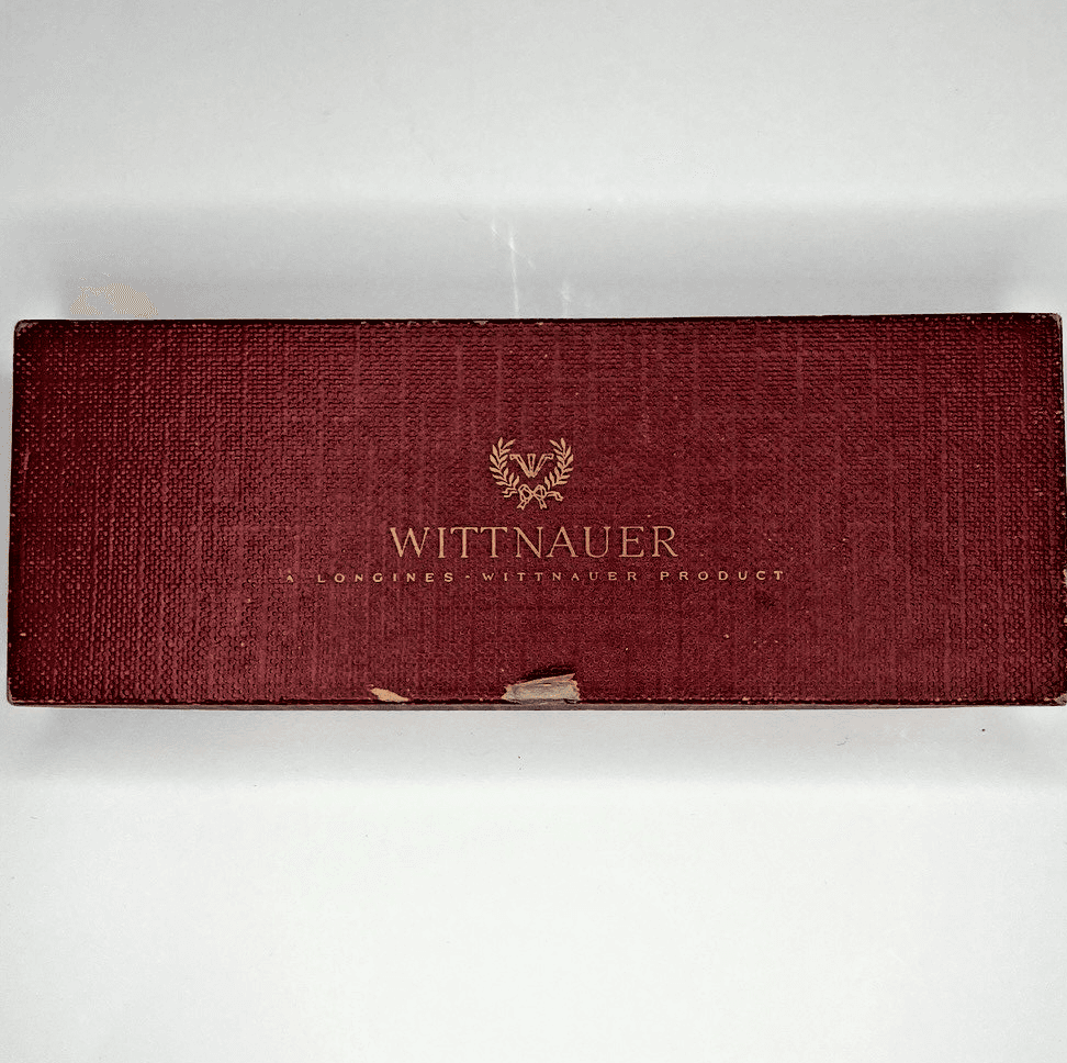 Vintage Wittnauer Women's Petite Tank Watch Hammered Gold Plated Mechanical Wind - Thumbnail 9