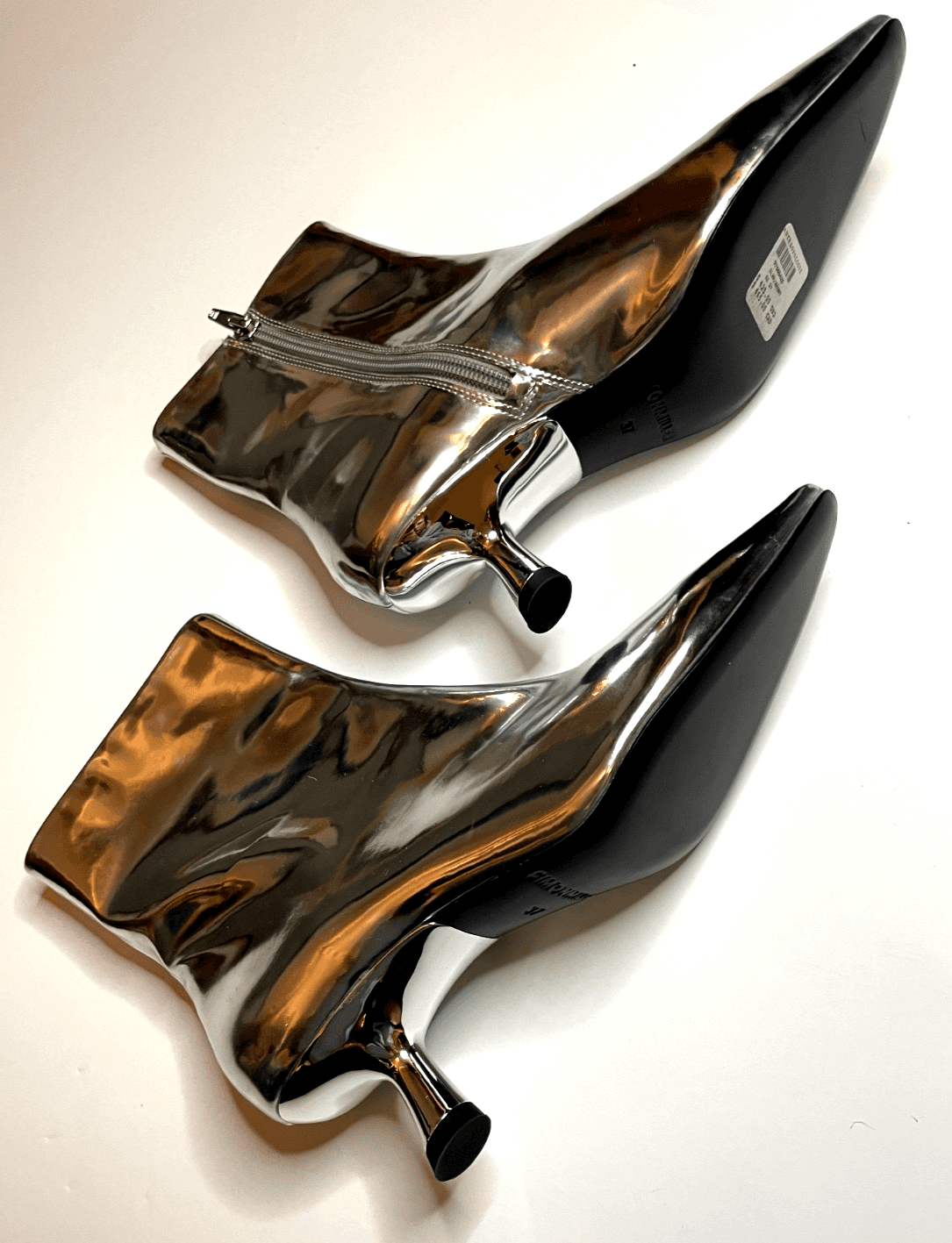 SIMON MILLER Chrome Ankle Bootie Womens Size 37 EU / 7 US NWT $425 MSRP - Thumbnail 7