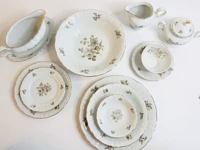 Winterling Bavaria Empress Tea Cup & Saucer Set - Floral Porcelain w/ Gold Trim - Thumbnail 5