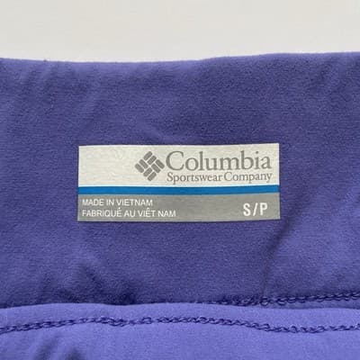 Columbia Women's All Seasons Ruched Skort Purple Nylon Elastic Waist Size Small - Thumbnail 8