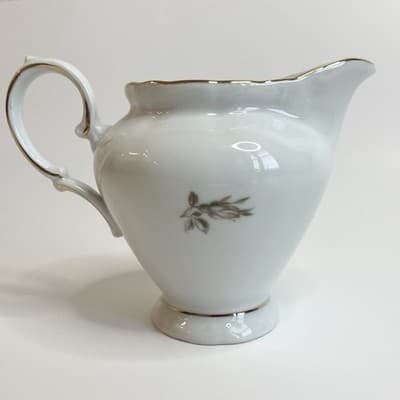 Vintage Winterling Bavaria “Empress” Creamer – 4” Floral Porcelain w/ Gold Trim - Thumbnail 2