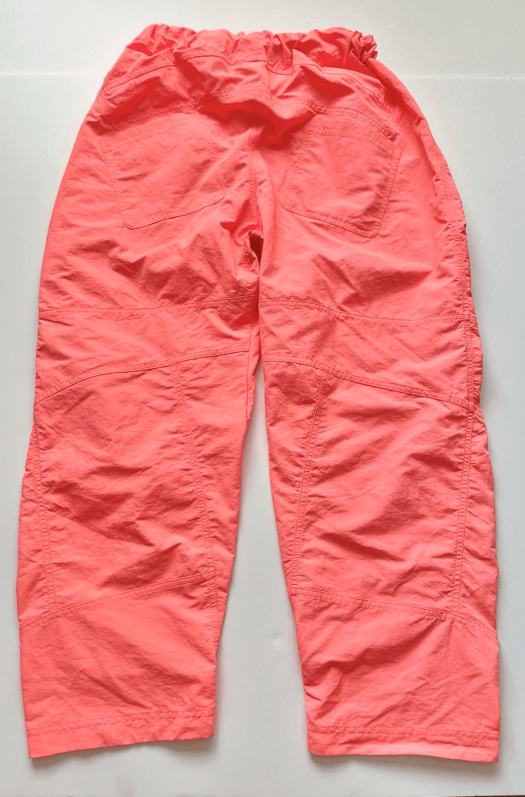 FP Movement by Free People High Rise Barrel Nylon Pants Neon Coral Size XS - Thumbnail 2