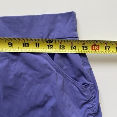 Columbia Women's All Seasons Ruched Skort Purple Nylon Elastic Waist Size Small - Thumbnail 7