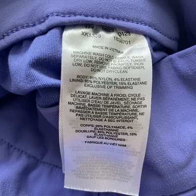 Columbia Women's All Seasons Ruched Skort Purple Nylon Elastic Waist Size Small - Thumbnail 9