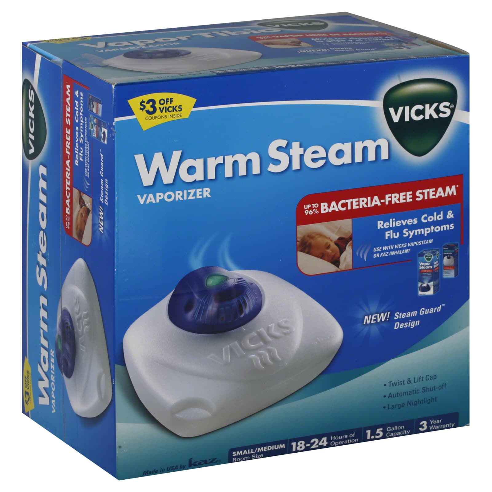 Vicks Warm Steam Vaporizer - Thumbnail 3