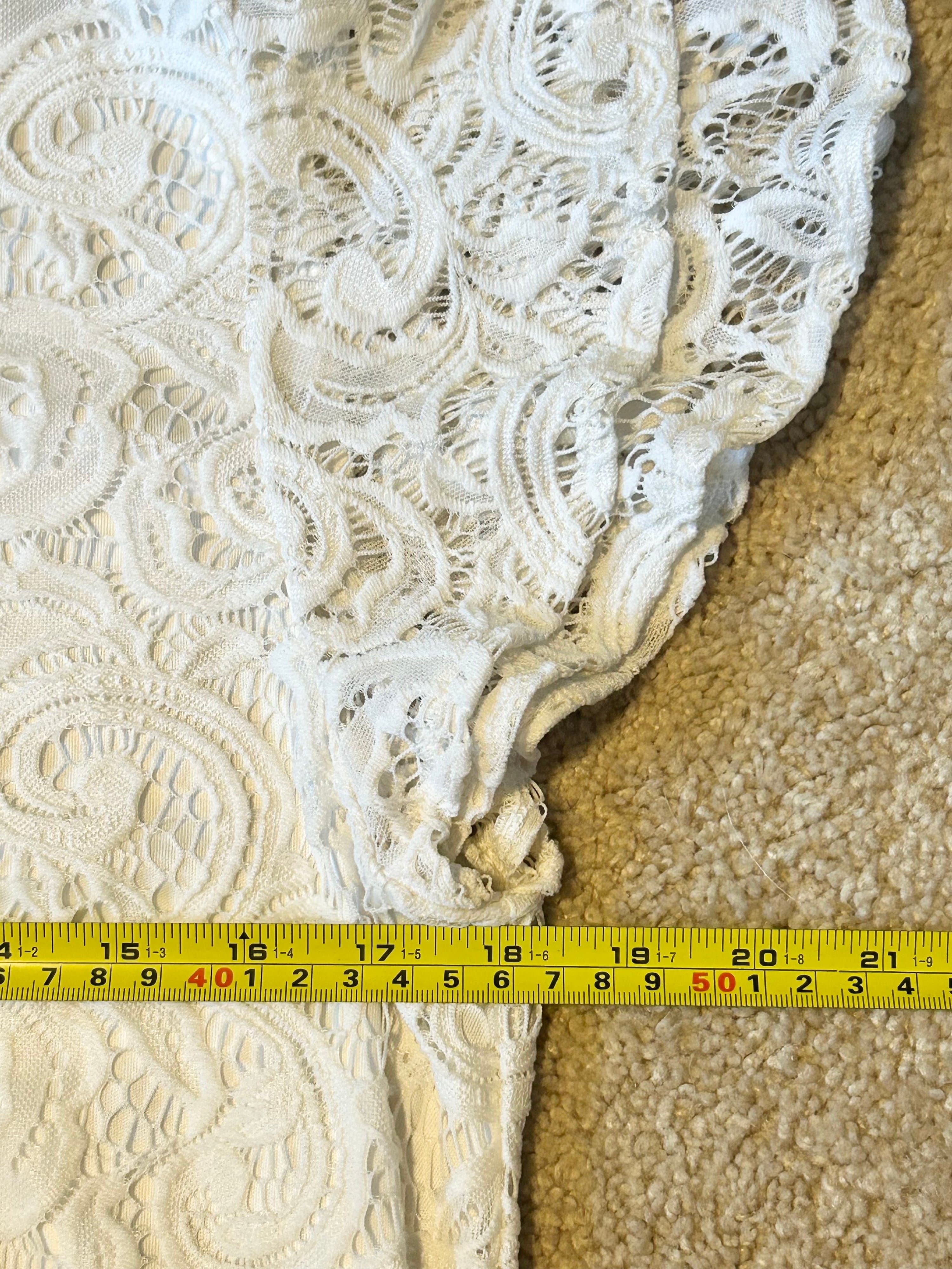 Adrianna Papell Lace Top Large - Thumbnail 3