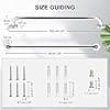 Grab Bar Rail, 20 Inch Stainless Steel Bathroom Handle, Safety Handle, Indoor/Outdoor Auxiliary Handle for Kitchen Bedroom Bathtub, Shower and Steps Condition: Appears New" - Thumbnail 5