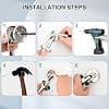 Grab Bar Rail, 20 Inch Stainless Steel Bathroom Handle, Safety Handle, Indoor/Outdoor Auxiliary Handle for Kitchen Bedroom Bathtub, Shower and Steps Condition: Appears New" - Thumbnail 3