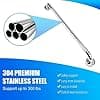 Grab Bar Rail, 20 Inch Stainless Steel Bathroom Handle, Safety Handle, Indoor/Outdoor Auxiliary Handle for Kitchen Bedroom Bathtub, Shower and Steps Condition: Appears New" - Thumbnail 4
