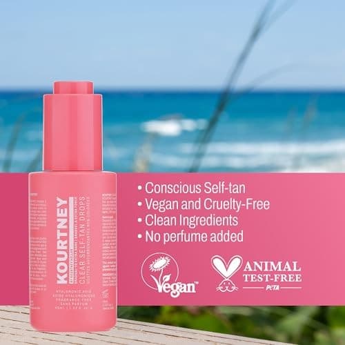 Clear Self-Tan Drops - Gradual Extra Dark for Women 1.52 Oz - Thumbnail 2