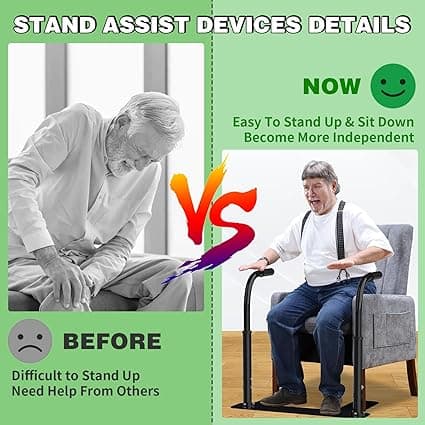 Adjustable Couch Stand Assist 6 Heights Carbon Steel - Thumbnail 7