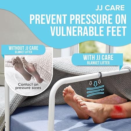 Blanket Lifters for Feet - Steel and Aluminum Blanket Lifter for Foot of Bed - Adjustable Blanket Lifter 20 to 28 inches - Thumbnail 5