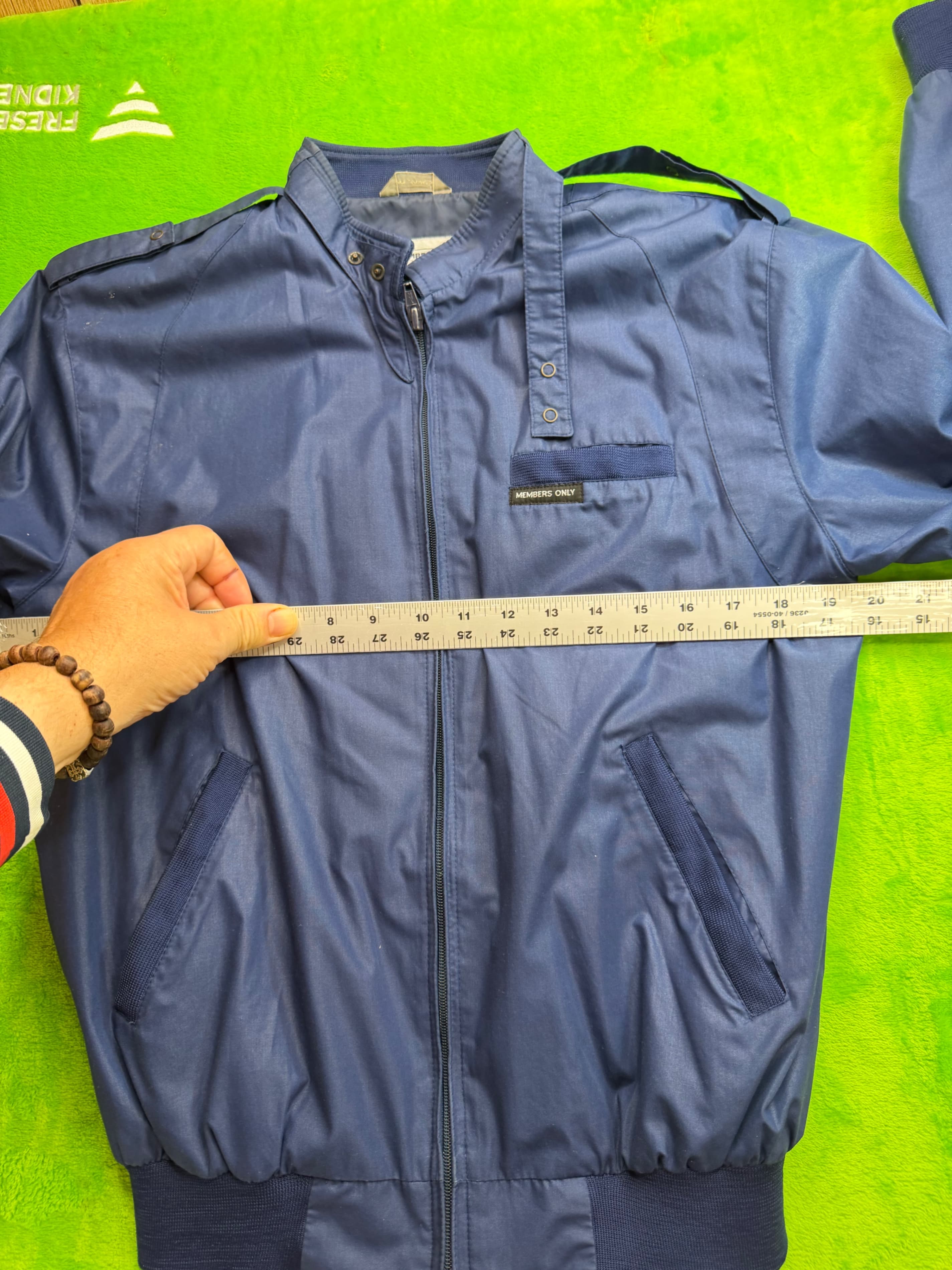Members Only Navy Jacket Size 20 Made in Thailand - Thumbnail 7