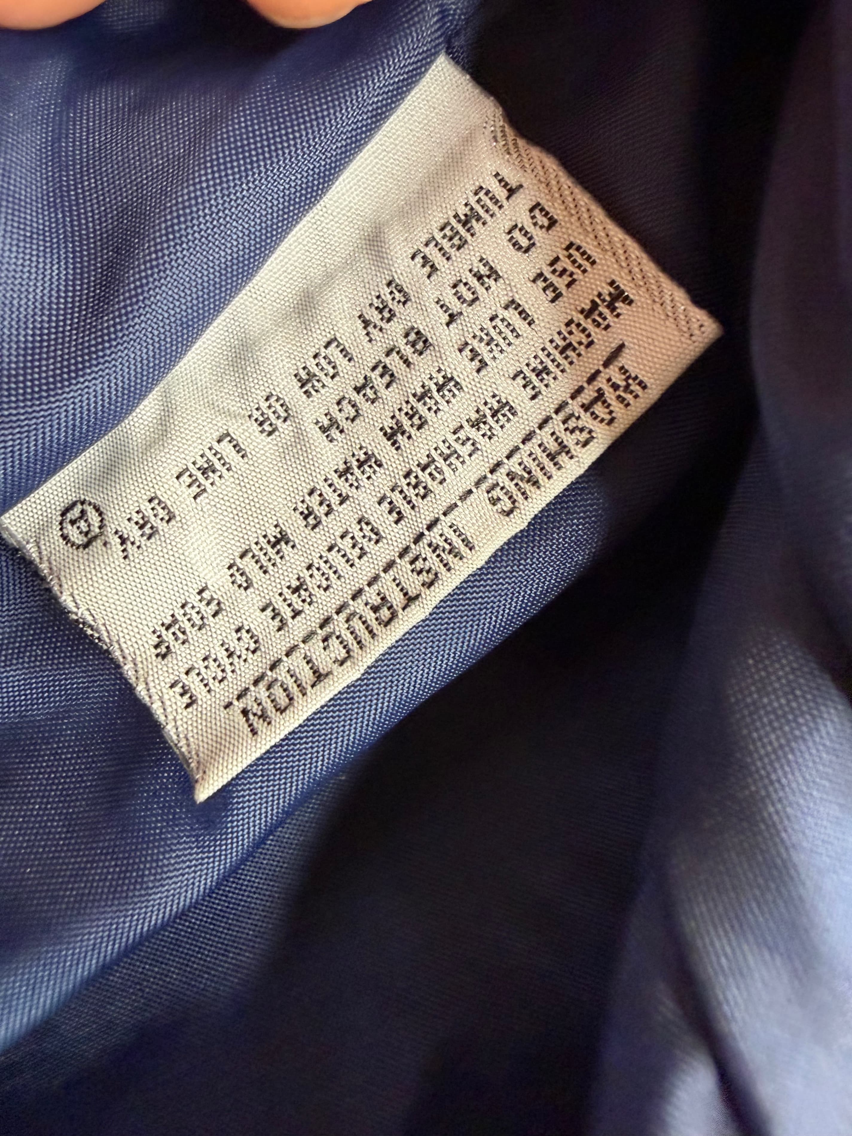 Members Only Navy Jacket Size 20 Made in Thailand - Thumbnail 4