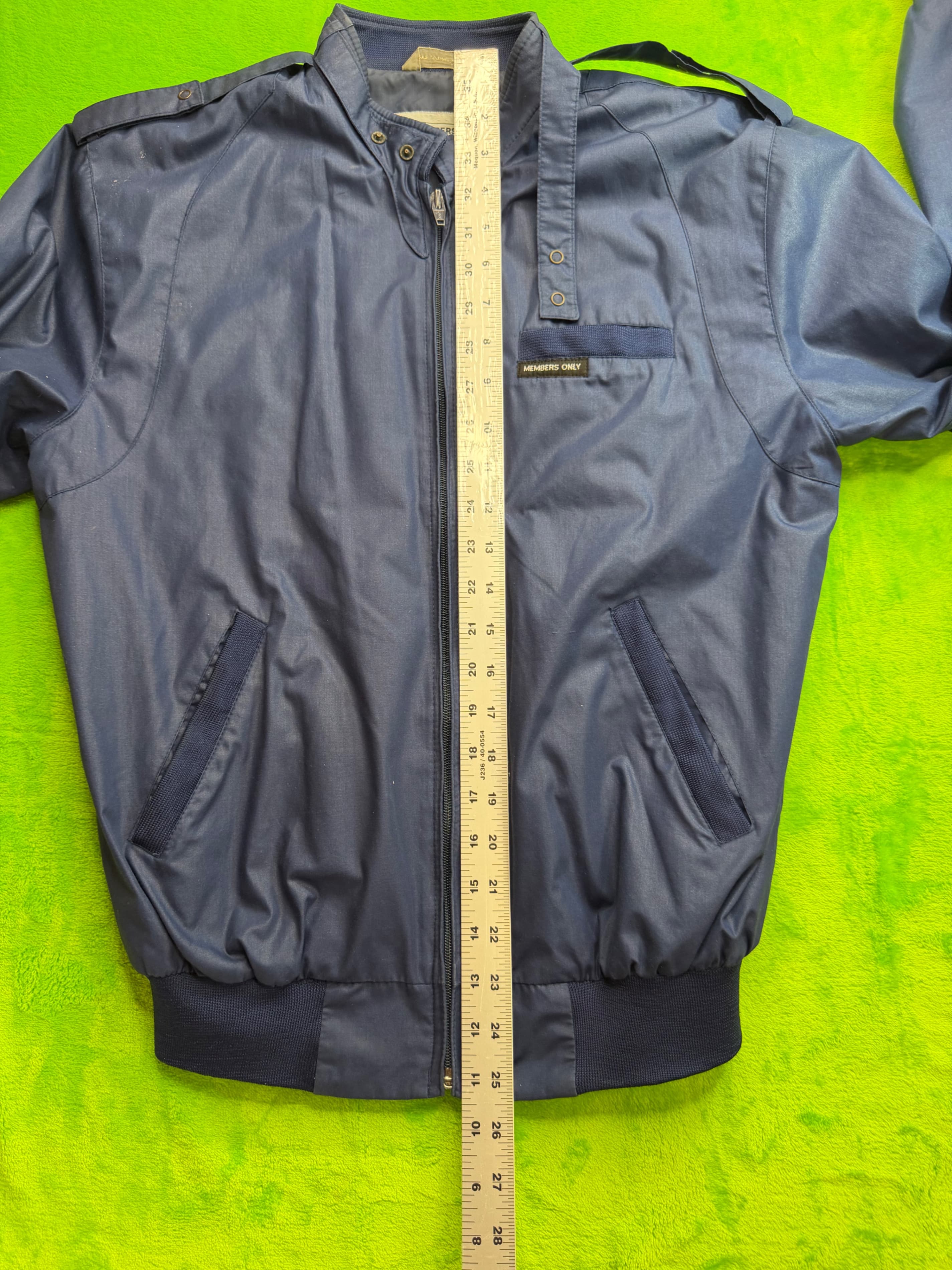 Members Only Navy Jacket Size 20 Made in Thailand - Thumbnail 8