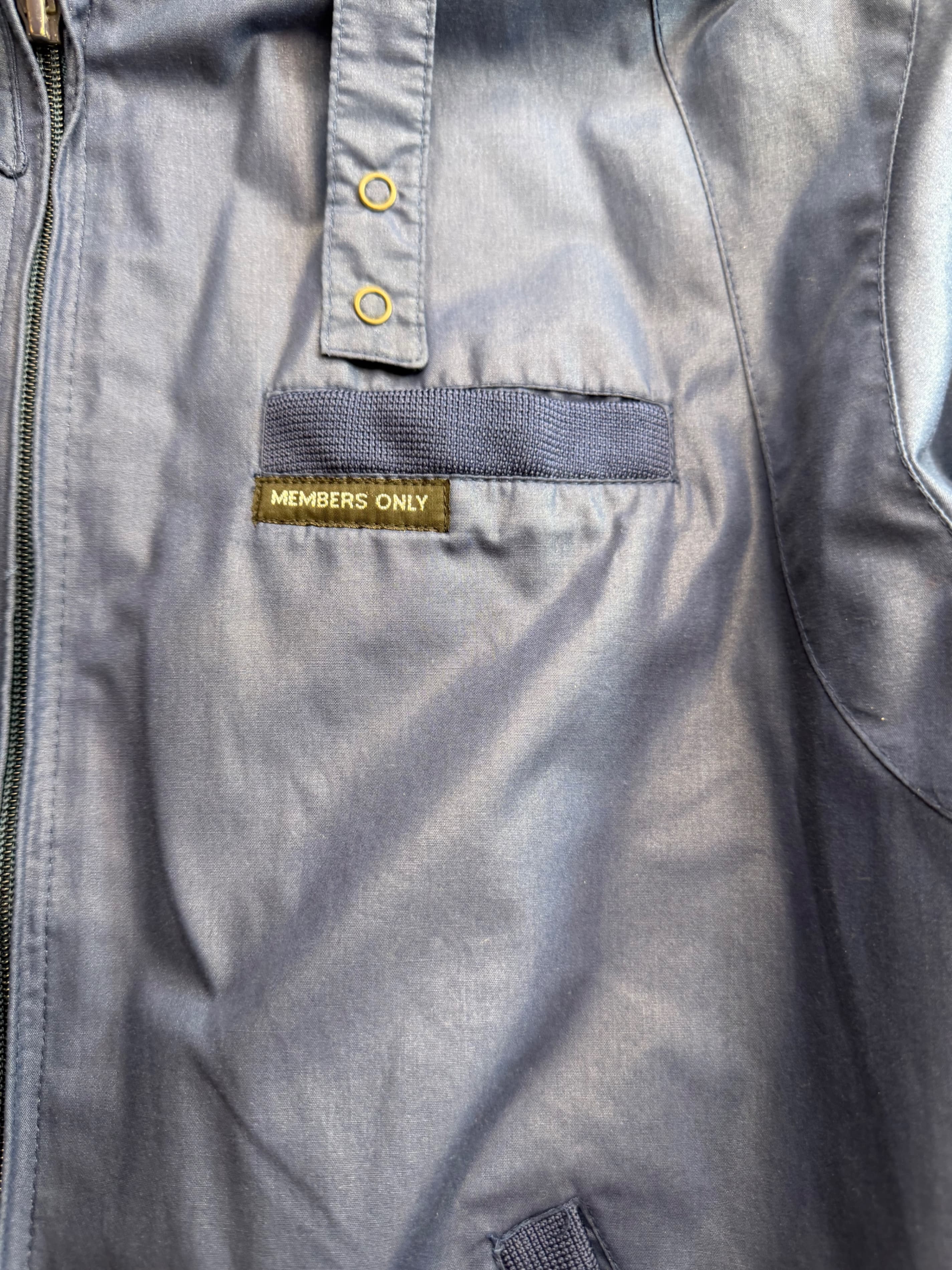 Members Only Navy Jacket Size 20 Made in Thailand - Thumbnail 5