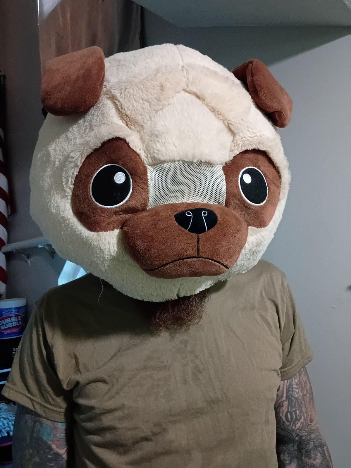 Plushie dog head - Thumbnail 2