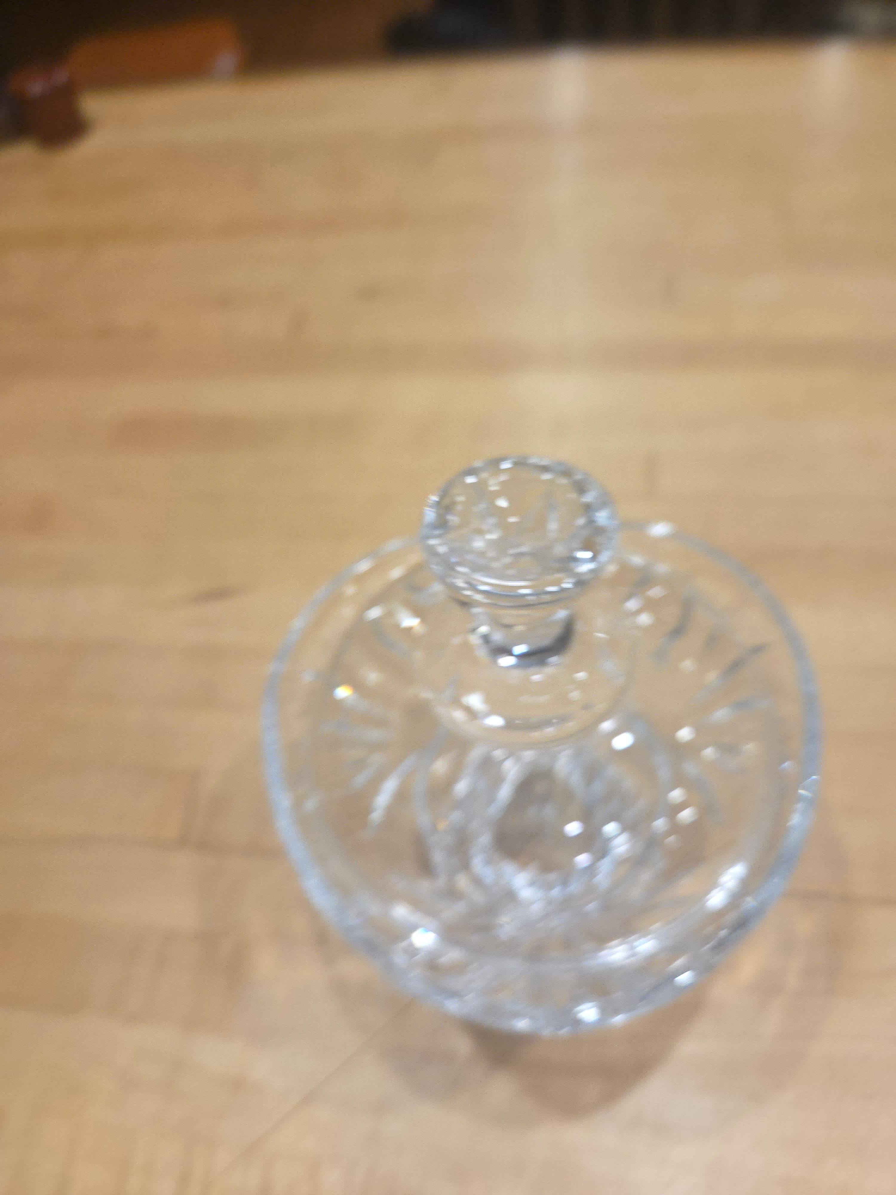Vintage RCR Royal Crystal Lidded Candy Dish Pedestal Pinwheel Italy - Thumbnail 2