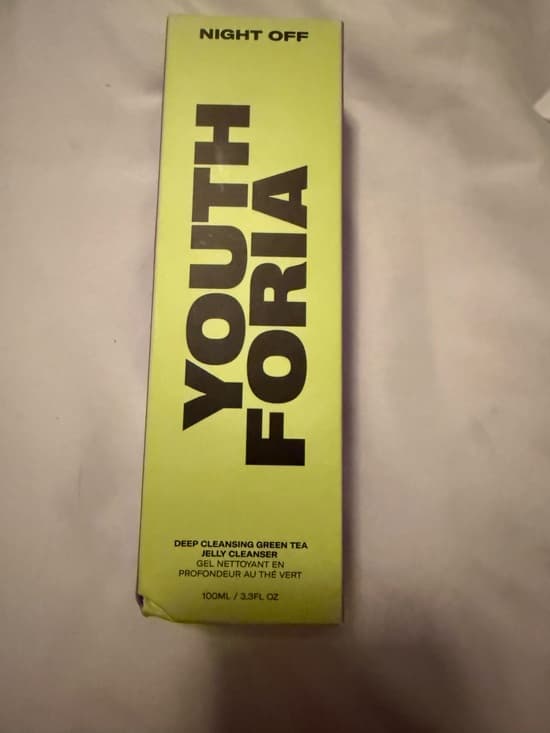 Youth Foria Night Off Deep Cleansing Green Tea Jelly Cleanser - Lime Green - Thumbnail 2