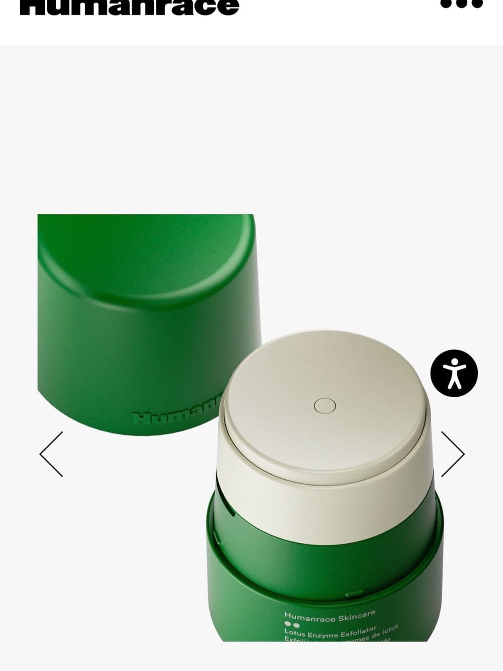 Humanrace Lotus Enzyme Exfoliator – Green