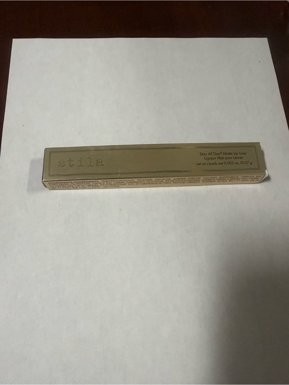Stila Stay All Day Matte Lip Liner in Gold Packaging - Thumbnail 3