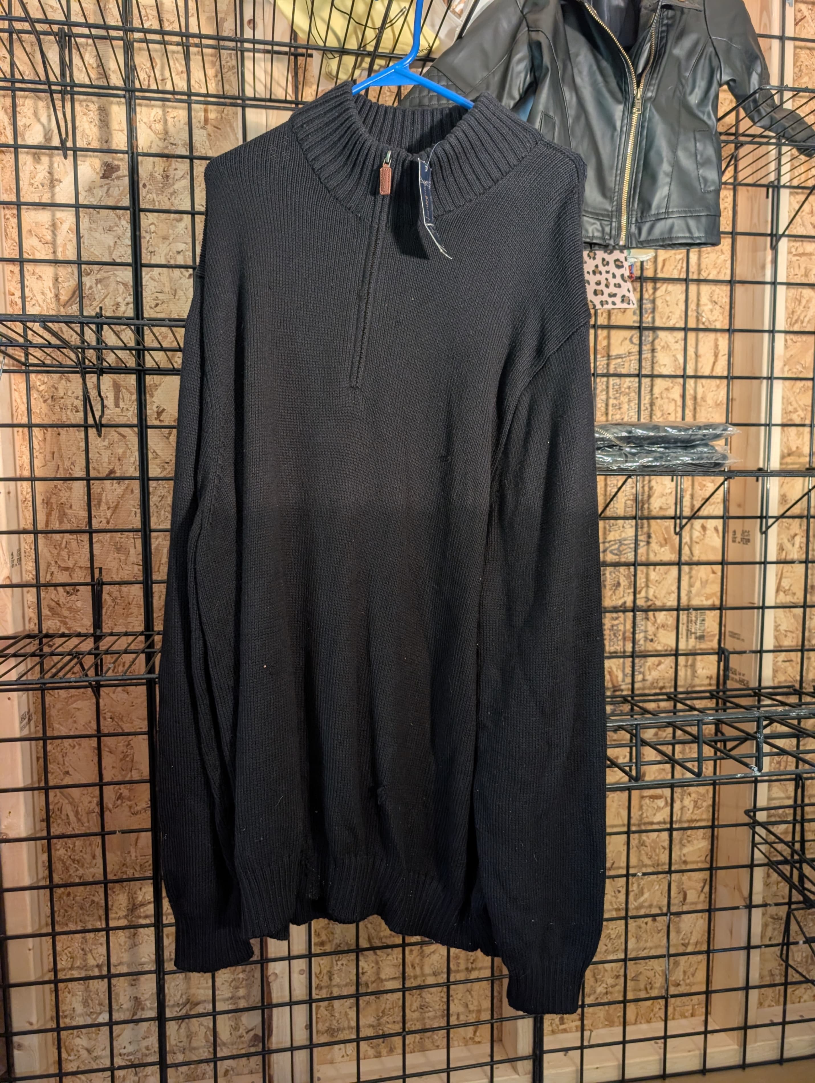 Polo Ralph Lauren Half-Zip Sweater Black Size M - Thumbnail 2