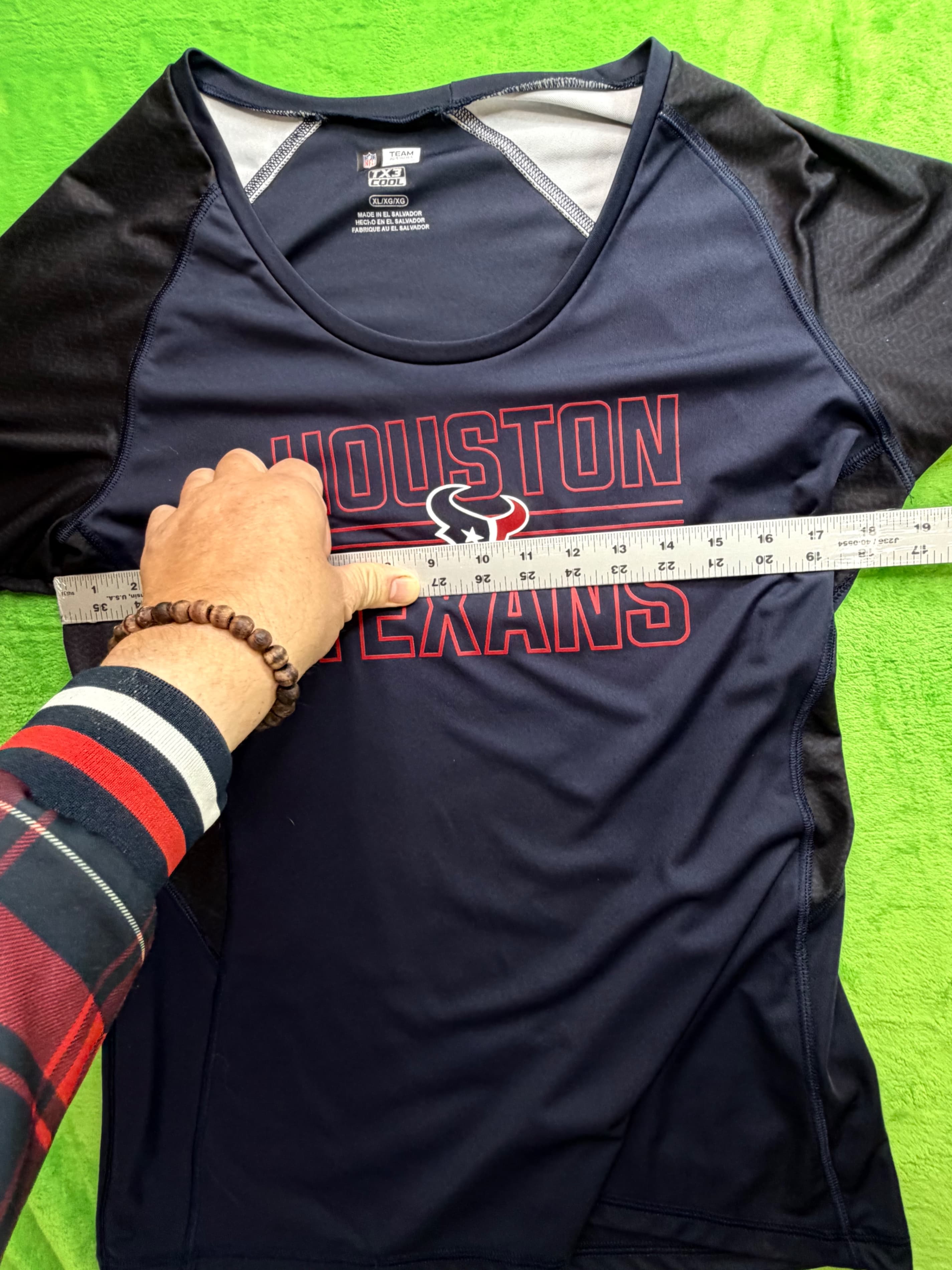 Houston Texans NFL Women Sz XL TX3 Cool Performance Shirt Navy - Thumbnail 5