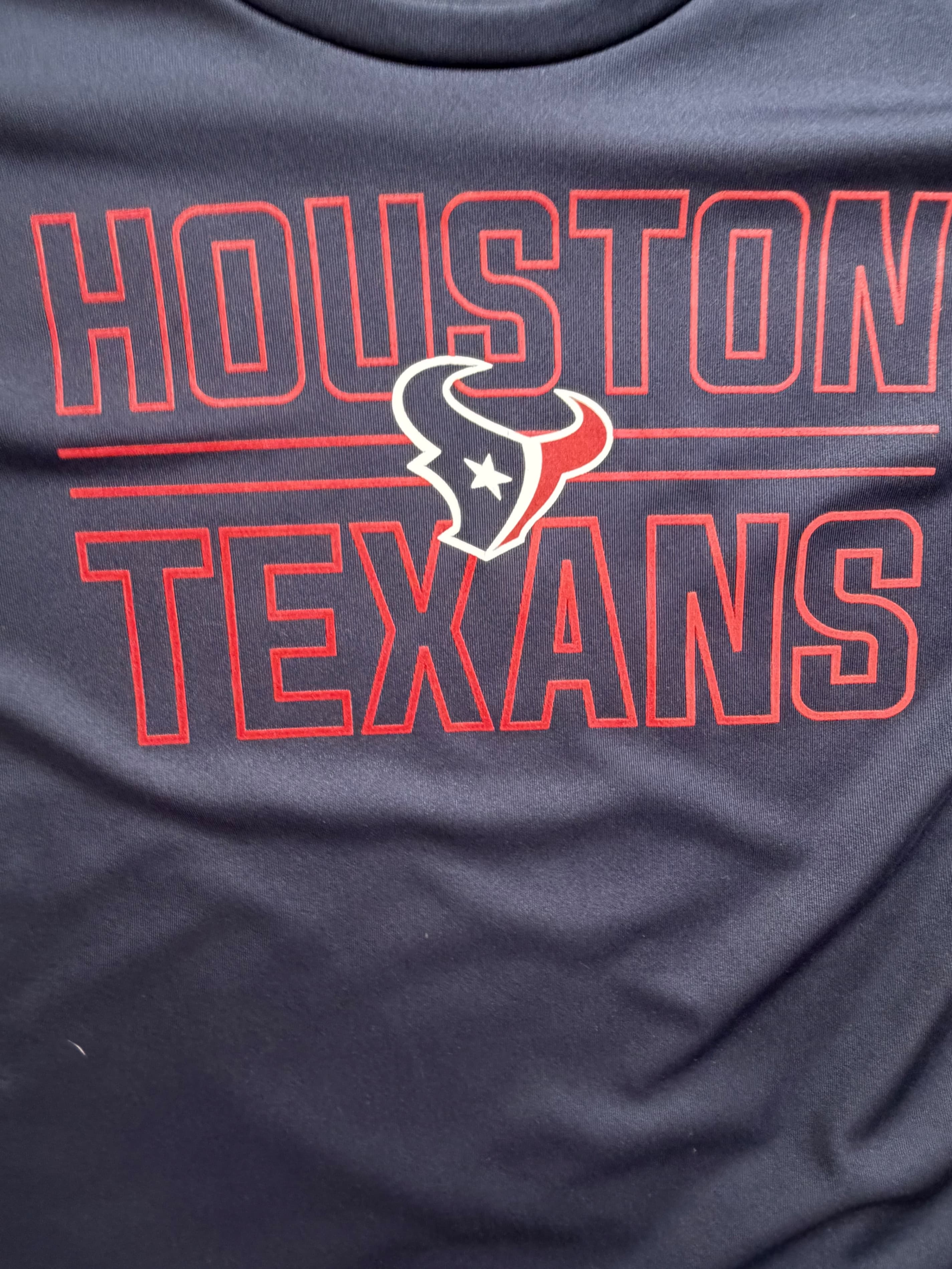 Houston Texans NFL Women Sz XL TX3 Cool Performance Shirt Navy - Thumbnail 4