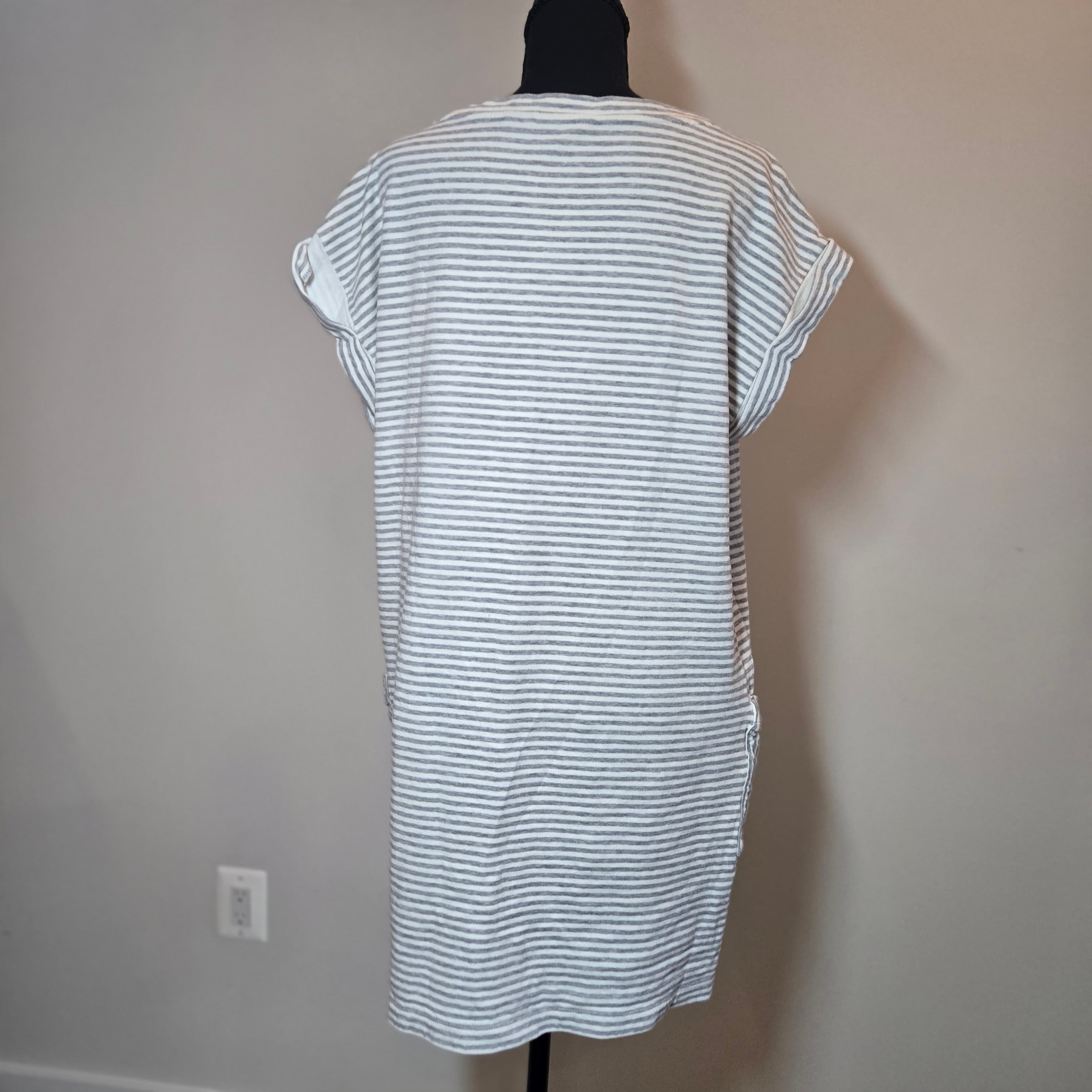 Athleta Striped Sleeveless Top Size L - Thumbnail 7