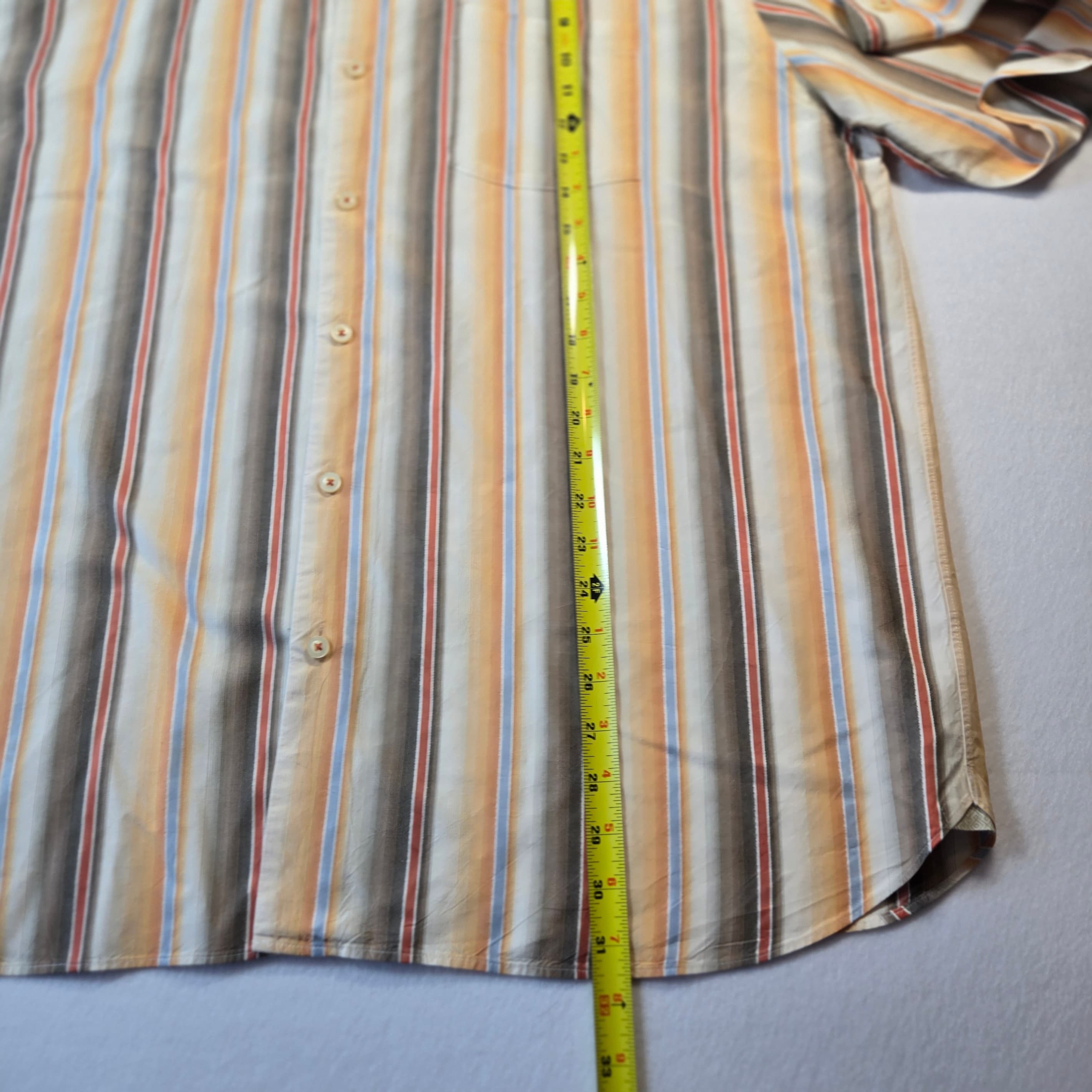 Tommy Bahama Men's Striped Button-Up Shirt XXL - Thumbnail 4