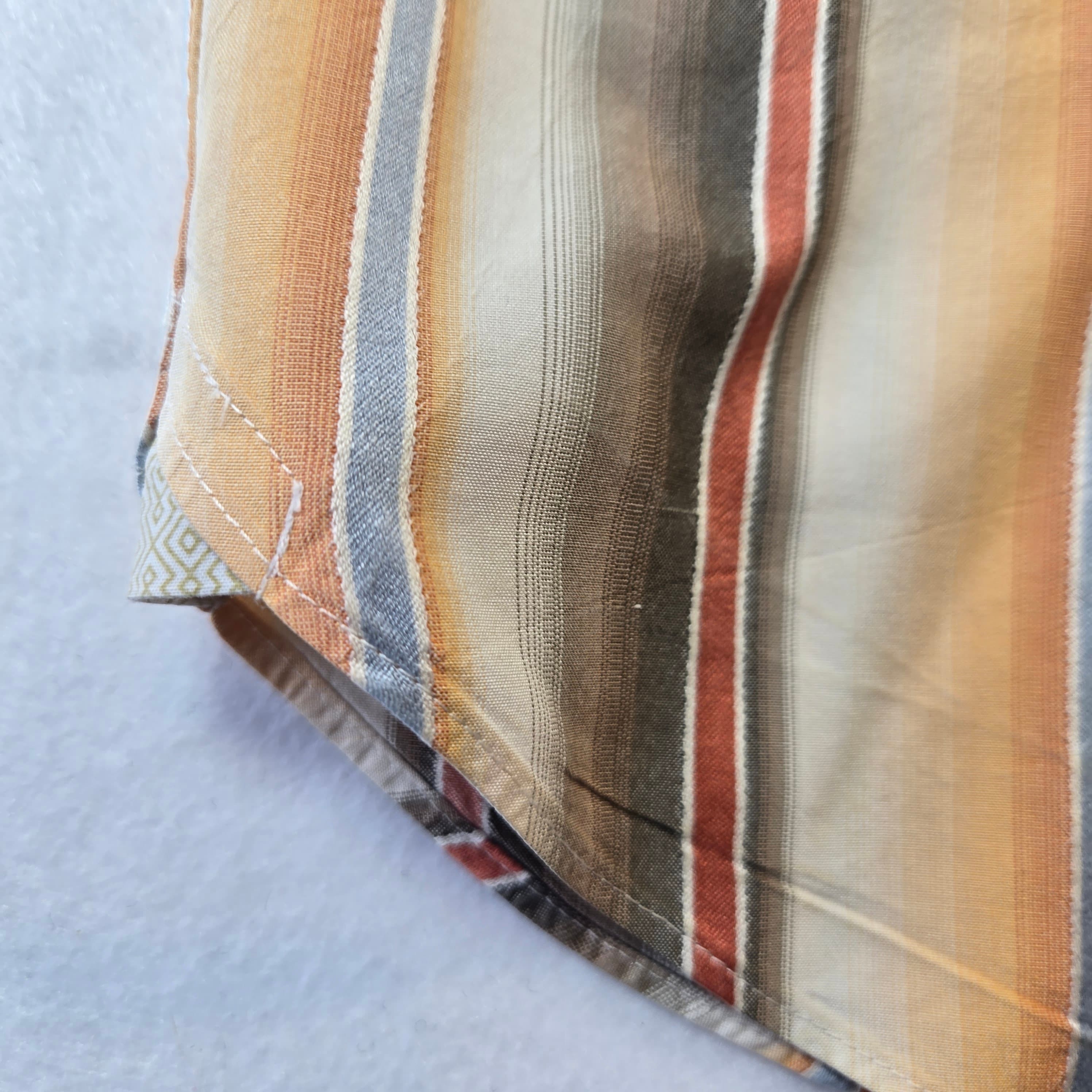 Tommy Bahama Men's Striped Button-Up Shirt XXL - Thumbnail 9