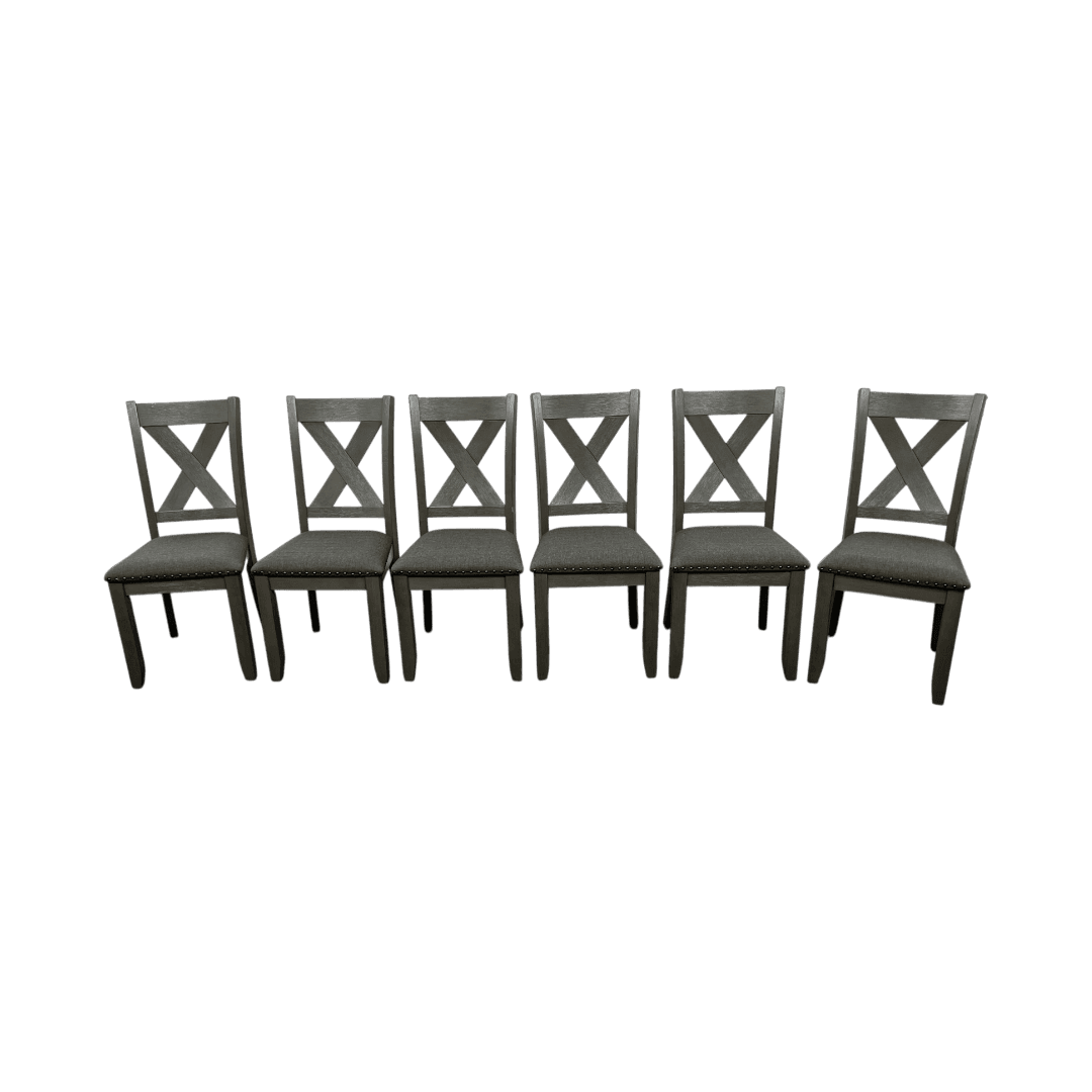 Ashley Furniture Caitbrook X Back Dining Chair (Set of 6) - Thumbnail 3