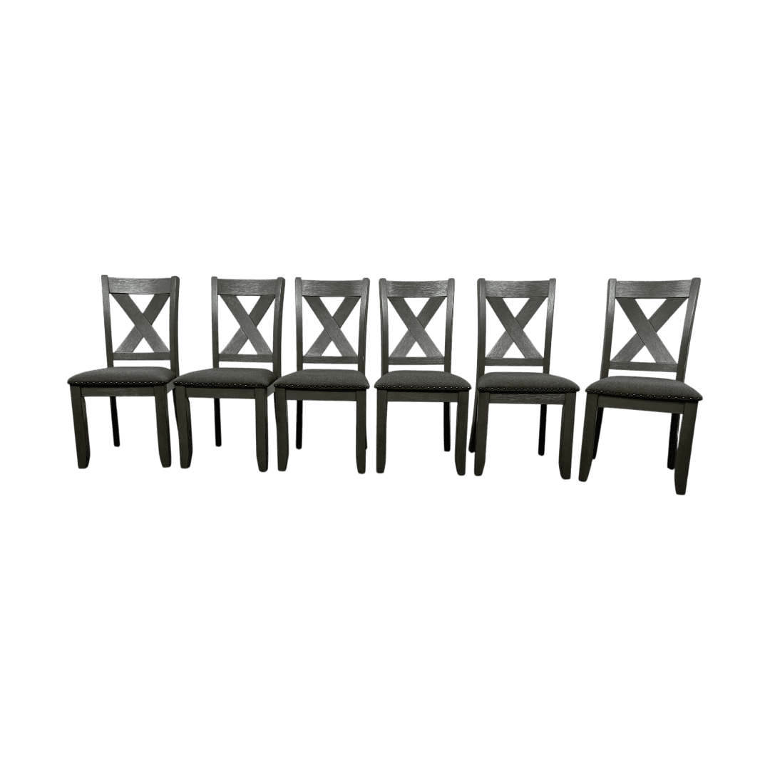 Ashley Furniture Caitbrook X Back Dining Chair (Set of 6) - Thumbnail 2