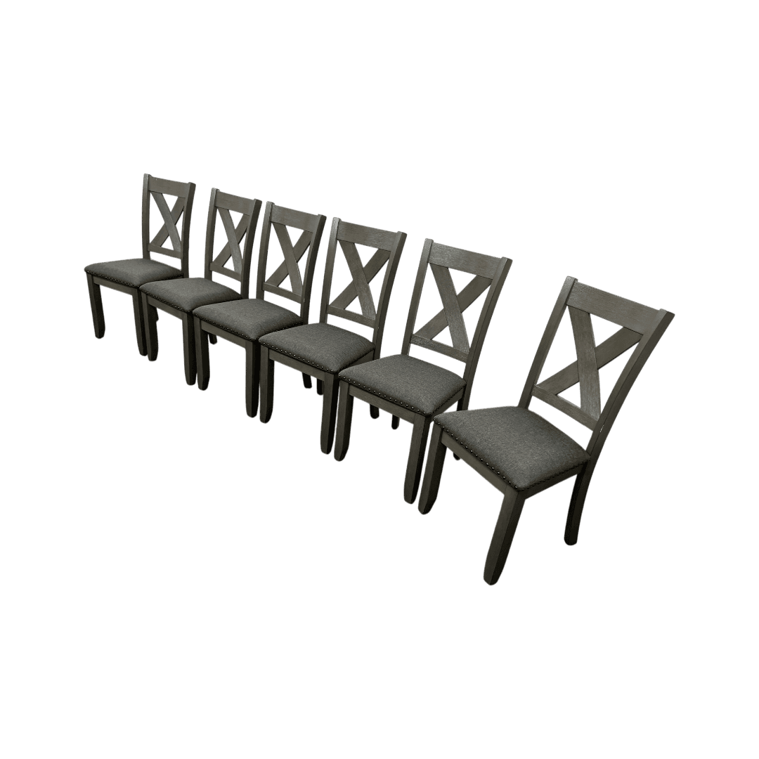 Ashley Furniture Caitbrook X Back Dining Chair (Set of 6) - Thumbnail 5
