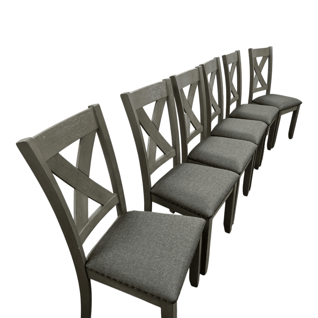 Ashley Furniture Caitbrook X Back Dining Chair (Set of 6) - Thumbnail 7