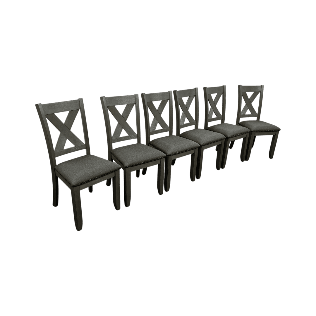 Ashley Furniture Caitbrook X Back Dining Chair (Set of 6) - Thumbnail 4