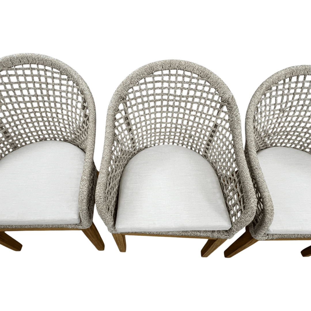 Birch Lane Akiva Patio Dining Armchair with Sunbrella Cushions (Set of 4) - Thumbnail 13