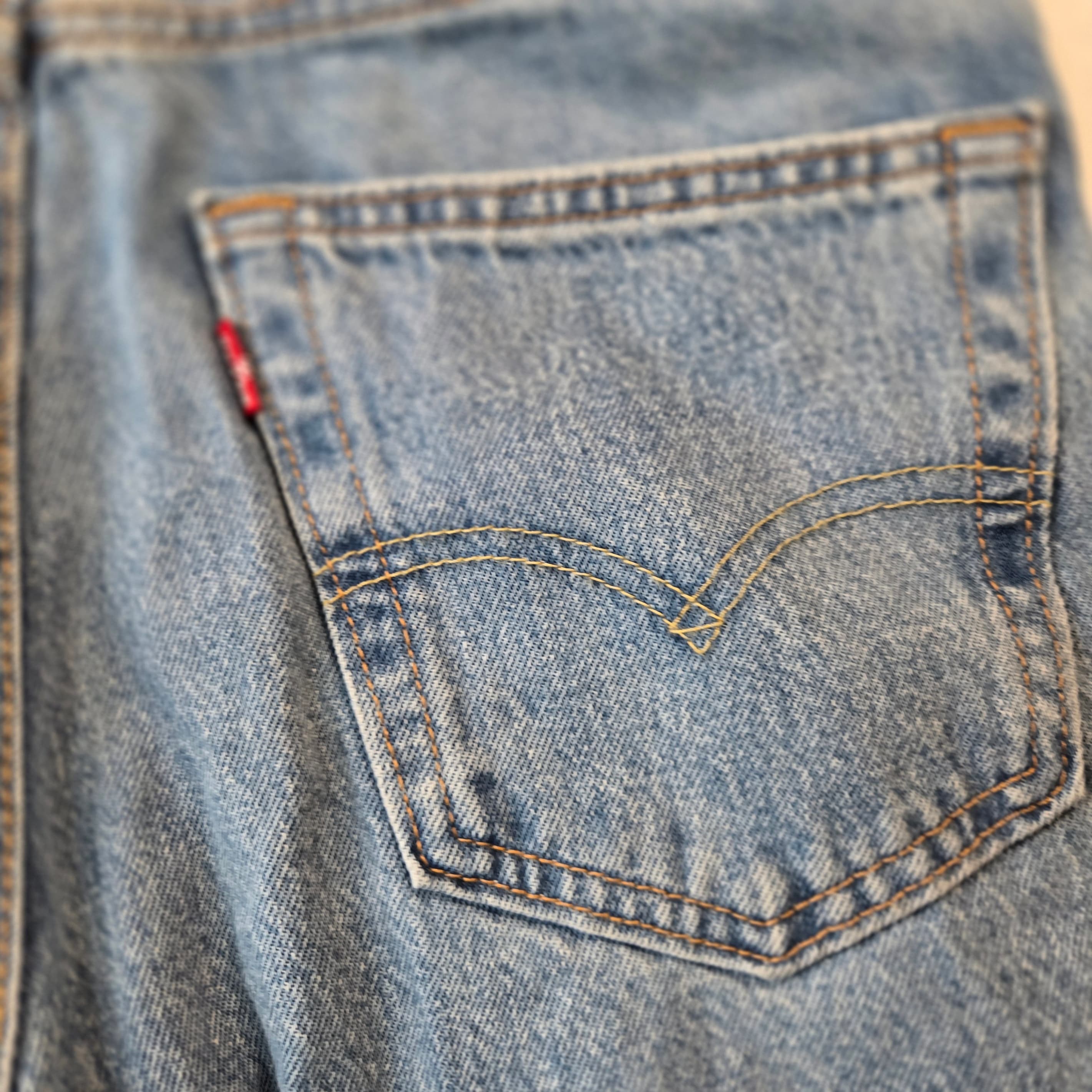 Levi's Blue Denim Jeans Size W 30 L 10 - Thumbnail 7