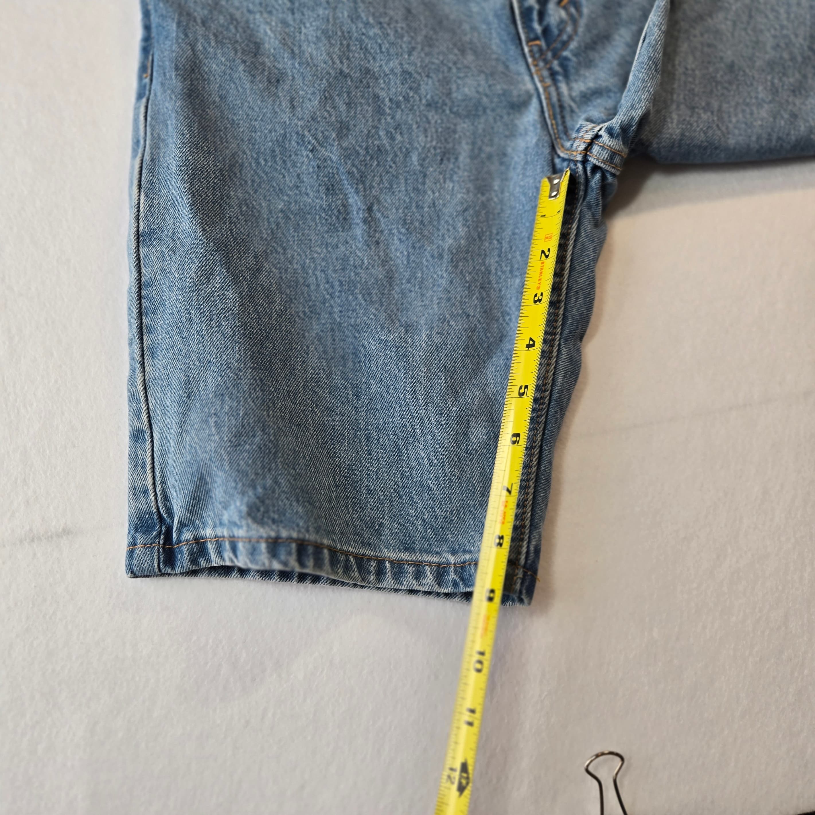 Levi's Blue Denim Jeans Size W 30 L 10 - Thumbnail 3