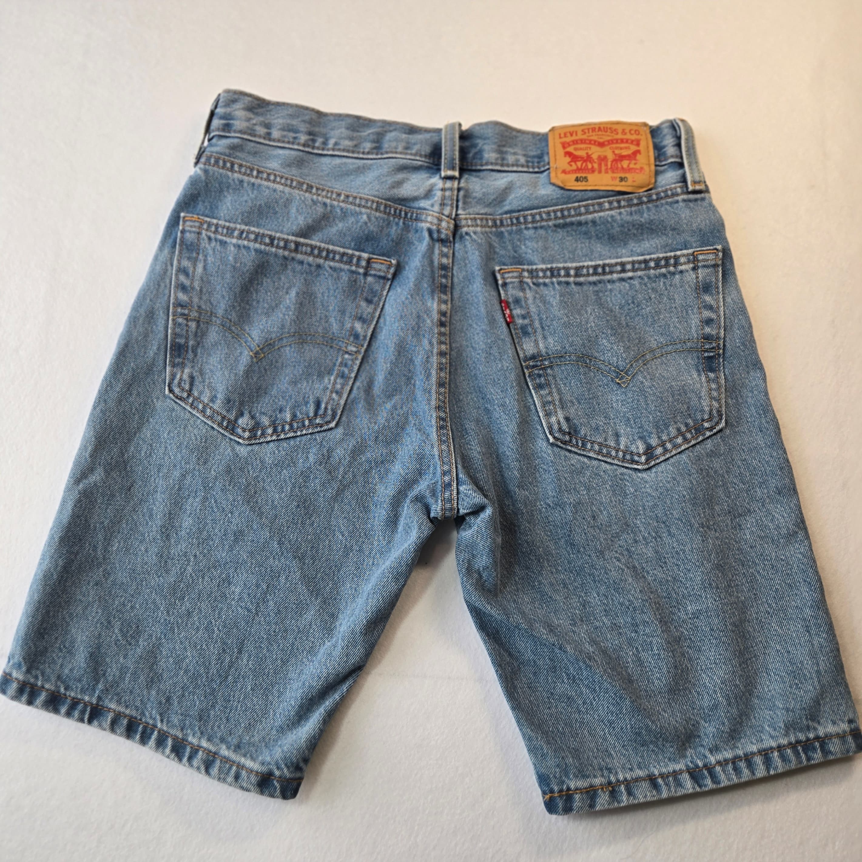 Levi's Blue Denim Jeans Size W 30 L 10 - Thumbnail 6